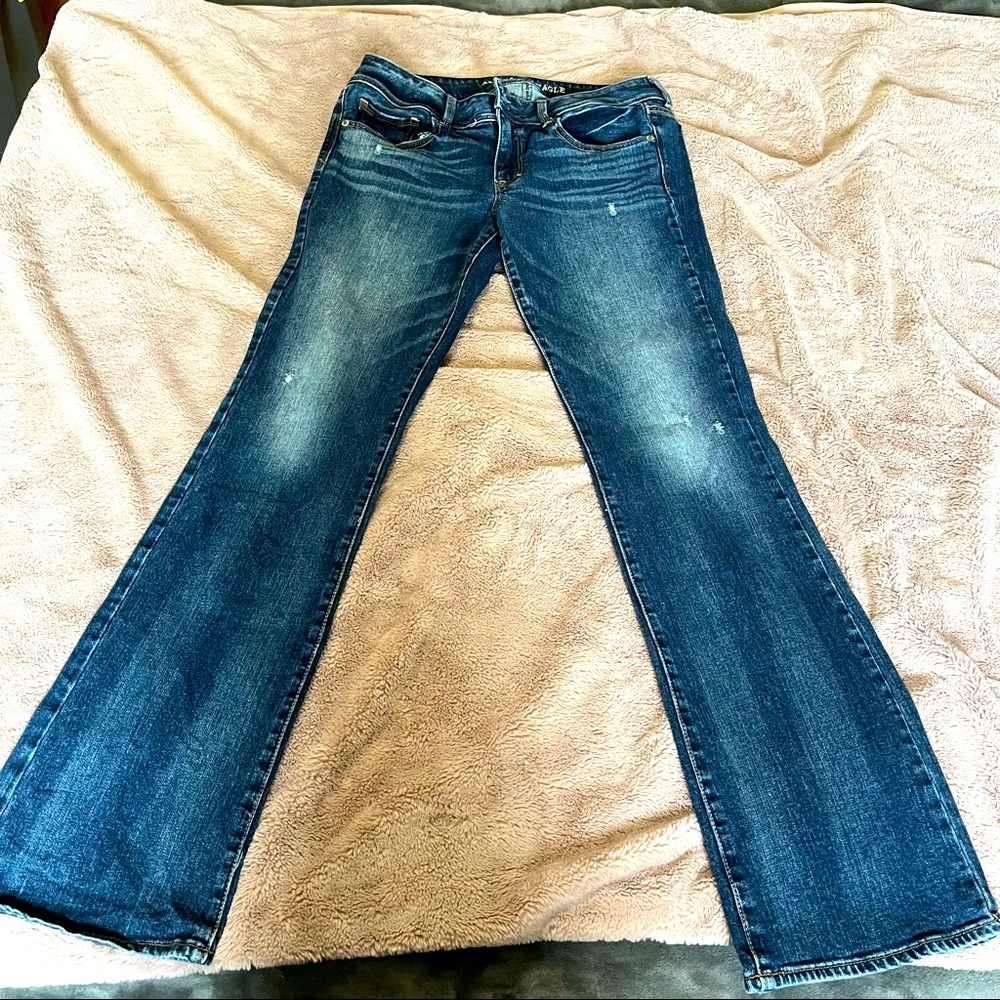 American Eagle Kickboot Stretch jeans.